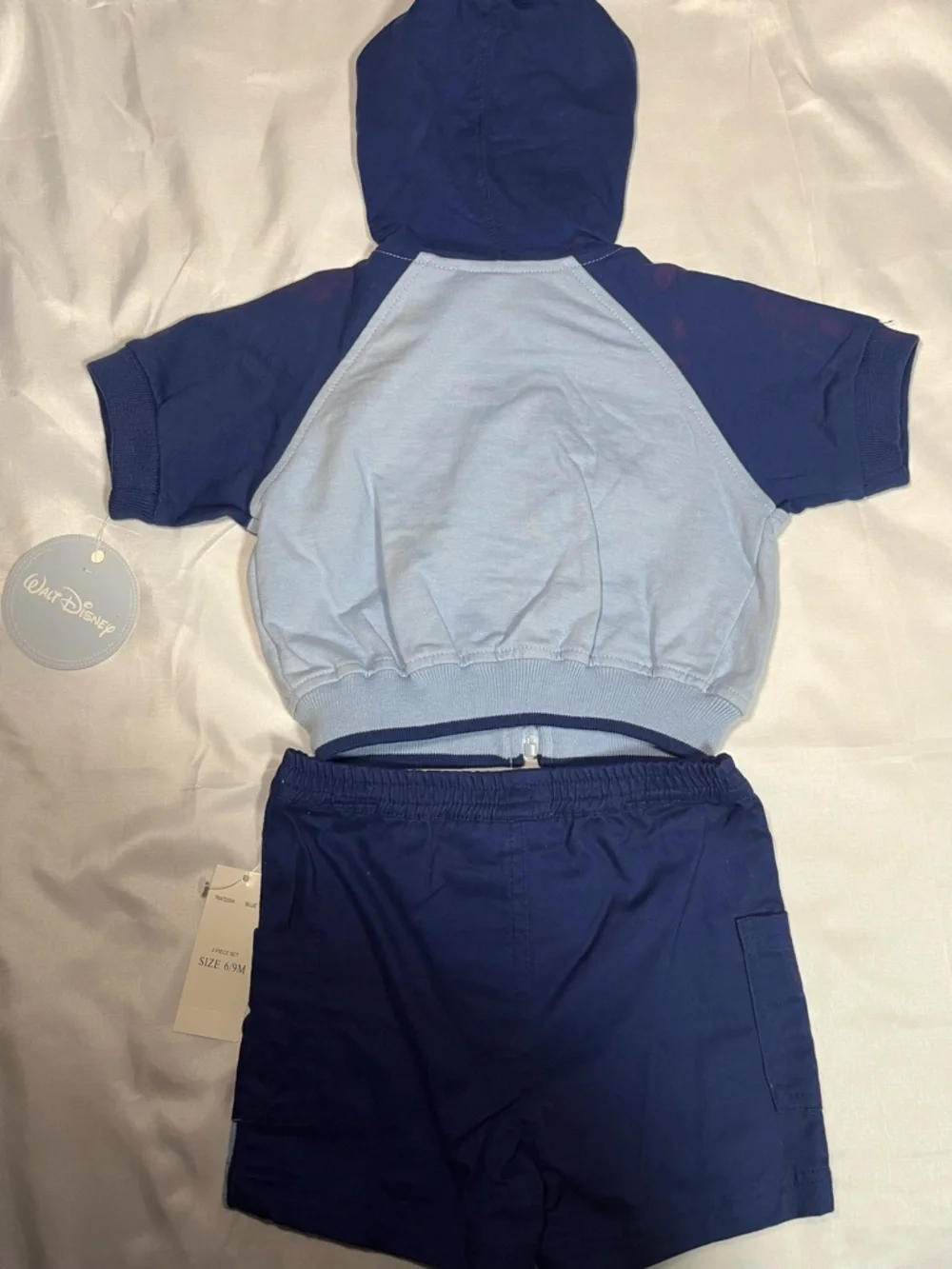 Vintage Disney Winnie The Pooh Tigger Baby Outfit 2pc 6/9M NWT Hooded Sports Set